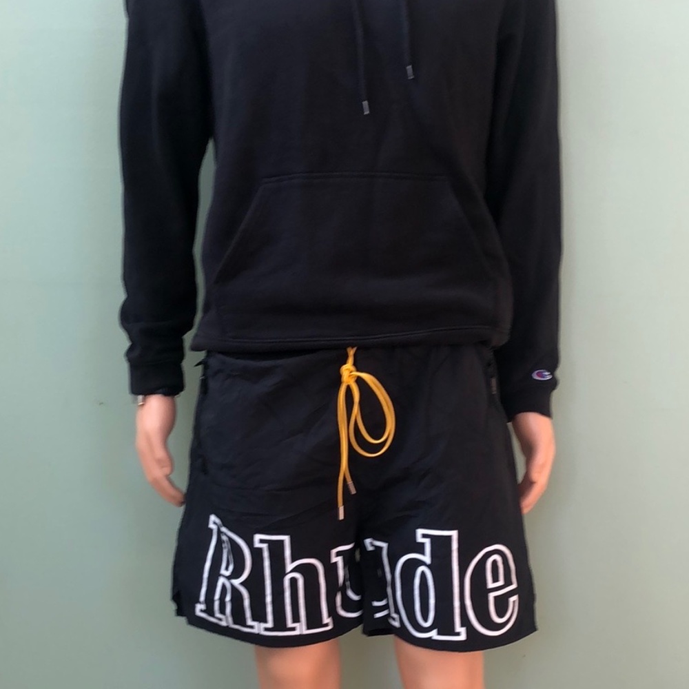 Rhude Men's Black Shorts. NWT